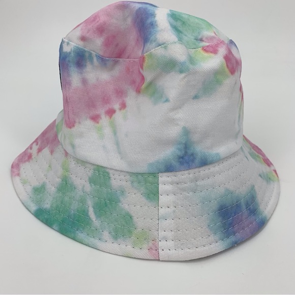 Ardene Tie Dye Yin & Yang Bucket Hat and Faded Black Denim Bucket Hat, One Size - Picture 5 of 16